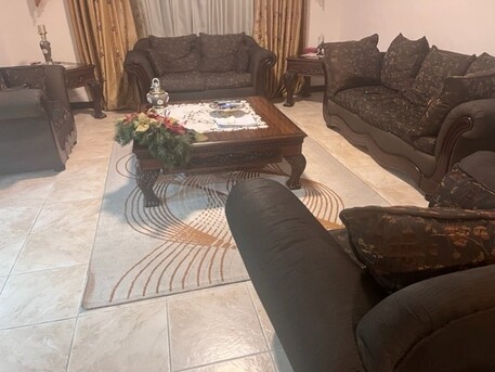 Al Rakah Al Janubiyah, Household Items, SAR 1600,  Seven Seat Sofa Set + 2 Side Tables+1 Central Table, 8 Seat Dinner Set With Buffet