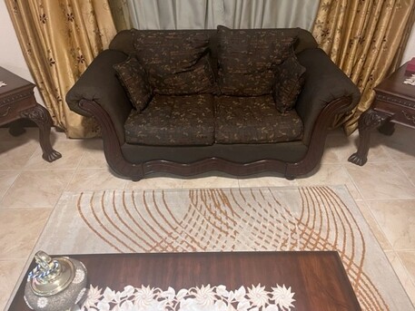 Al Rakah Al Janubiyah, Household Items, SAR 1600,  Seven Seat Sofa Set + 2 Side Tables+1 Central Table, 8 Seat Dinner Set With Buffet