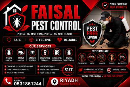 Al Andalus, Pest Control, FAISAl PEST CONTROL Servicing 13