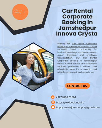 Mumbai, Travel, Premium Car Rental Corporate Booking In Jamshedpur Innova Crysta