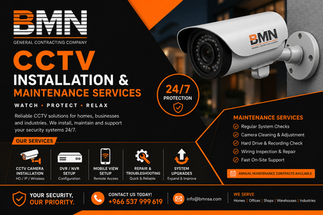 Al Aziziyah, Security, CCTV Installation & Maintenance Services