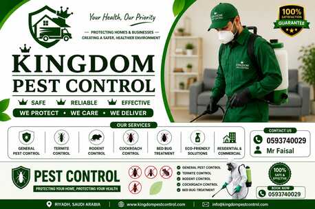 Al Andalus, Pest Control, Kingdom Pest Control Service