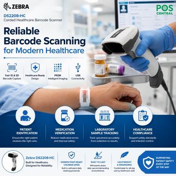 London, Computers, GBP 149,  Zebra DS2208-HC Healthcare Barcode Scanner For Fast Scanning