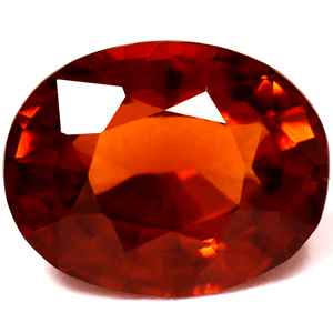 New York, Jewelry, USD 1,  Premium 6.95 Cts Hessonite Garnet Stone In Oval Shape