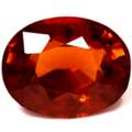 USD 1,  Premium 6.95 Cts Hessonite Garnet Stone In Oval Shape