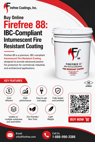 New York, Construction, Buy Online Firefree 88: IBC-Compliant Intumescent Fire Resistant Coating