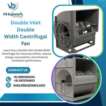 Mumbai, Business, Double Inlet Double Width Centrifugal Fan | High-Efficiency DIDW Fans