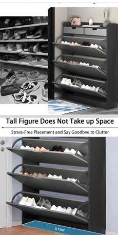 Jeddah, Household Items, SAR 200,  Shoe Rack - 3 Layer Brand New Holds 12 Pair