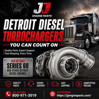 New York, Automotive, Detroit Diesel Turbochargers You Can Count On