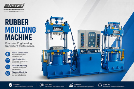 Mumbai, Machinery, INR 1500000,  Buy High-Performance Rubber Moulding Machines From Bharaj