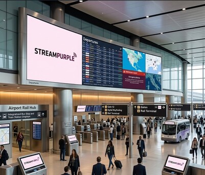 Dwarka, Business, Digital Signage In Transit And Air Travel