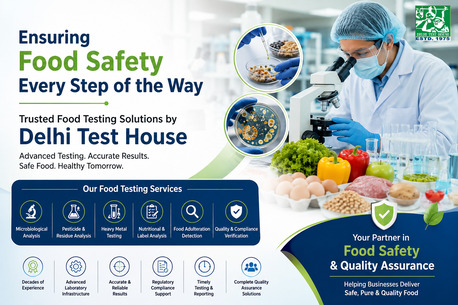 New Delhi, Technical, Food Testing Labs In Delhi NCR: Ensuring Food Safety And Quality With Delhi Test House