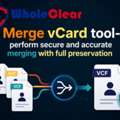 INR 2767,  WholeClear Merge VCard Tool- Perform Secure And Accurate Merging With Full Preservation