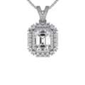 USD 3,  Lab Created Diamond Pendants With A Brilliant Round Cut Diamond