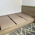 SAR 700,  Queen/double Bed With Mattress From Homebox
