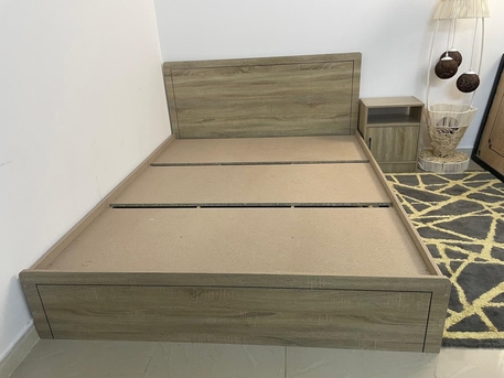 Al Malaz, Furniture, SAR 700,  Queen/double Bed With Mattress From Homebox