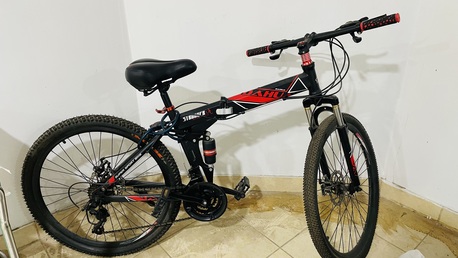 Al Athir, Bicycles, SAR 500,  Foldable Mountain Bike (Dahua / Stronger) &ndash; Excellent Condition - 500 SAR