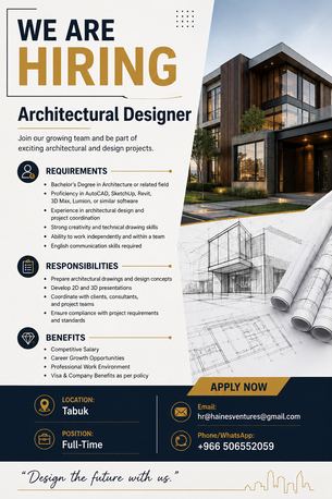 Tabuk City (PH), Jobs, Architectural Graphic Designer  _ Hiring
