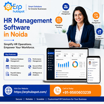 Noida, Software Development, Best HRMS Provider In Noida | Advanced HRMS Software By ERP Hubspot