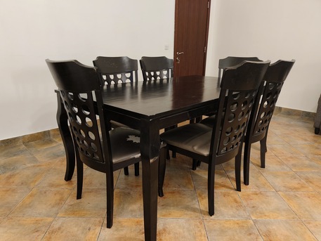 Riyadh, Furniture, SAR 500,  Home Centre 6-Seater Dining Table Set &ndash; SAR 500 (Negotiable)