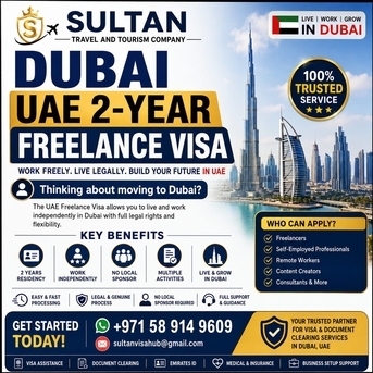 Dubai, Travel, Dubai Freelance Visa Service 🇦🇪