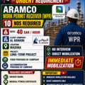 URGENT REQUIREMENTS - IMMEDIATE MOBILIZATION
