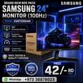 BHD 42,  Brand New Box Pack With Warranty Samsung  24" Border Less Monitor 100Hz