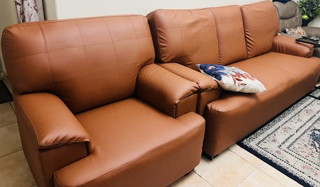 Al Andalus, Furniture, SAR 499,  Tan Color Sofa Set For Sale In Riyadh