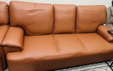 Al Andalus, Furniture, SAR 499,  Tan Color Sofa Set For Sale In Riyadh