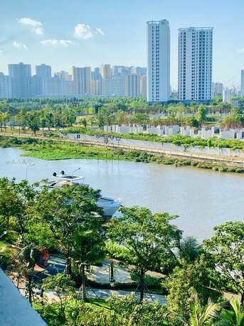 Ho Chi Minh City, Apartments, Flats, Houses & Villas, VND 19000000/month,  Furnished,  1 BR,  60 Sq. Meter,  River View Diamond Island Apartment For Rent District 2