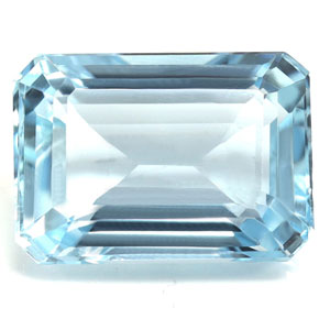New York, Jewelry, USD 5677,  GIA Certified 8.41 Cts. Emerald Cut Natural Aquamarine