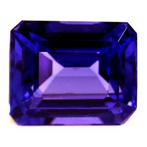 New York, Jewelry, USD 3752,  3.97 Cts. Emerald Cut Natural Tanzanite, AAAA Quality