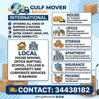 Manama, Cargo, International Movers And Packers Service