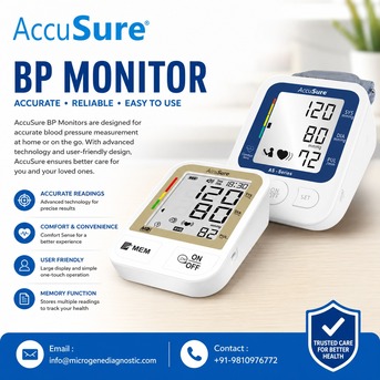 New Delhi, Health & Beauty Items, Best BP Monitor For Home Use | Accusure India