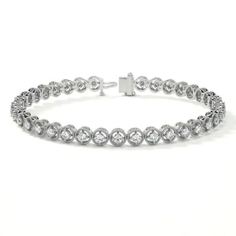 New York, Jewelry, USD 3,  Shop Lab Diamonds Bracelet In 14k White Gold