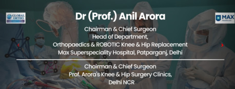 New Delhi, Health, Senior ROBOTIC Total Knee And Hip Replacement Surgeon