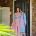 INR 8000,  Buy Idaho Dreamscape Pink Maxi Set Online