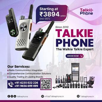 Kerala, Electronics, INR 3894,  Best Walkie Talkie Dealers In Kerala For Business Communication