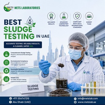 Abu Dhabi, Business, Environmental Sludge Analysis Laboratory In Abu Dhabi For Industrial Sectors
