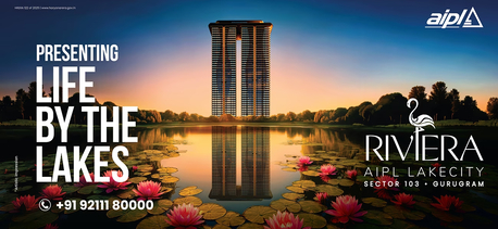 Gurgaon, Apartments, Flats, Houses & Villas, INR 1/month,  3 BR,  2196 Sq. Feet,  Riviera At AIPL Lake City &ndash; Residential Development By AIPL