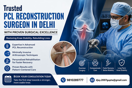 New Delhi, Health, Trusted PCL Reconstruction Surgeon In Delhi With Proven Surgical Excellence