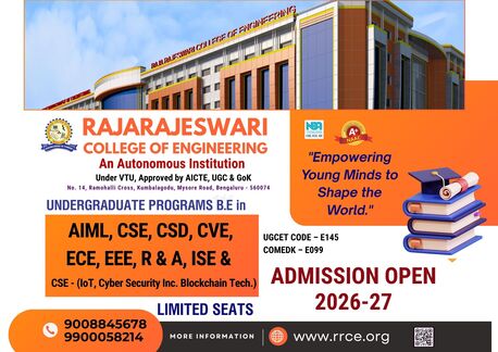 Bangalore, Education, Engineering College Admissions 2026&ndash;27 | RRCE Bengaluru