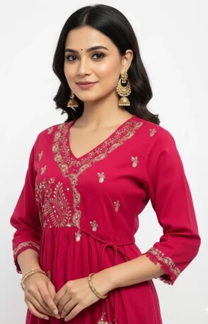 Dwarka, Clothing & Accessories, INR 1899,  Rani Pink Occasion Wear Suit &ndash; Shop Today For Classic Festive Charm At ₹1899
