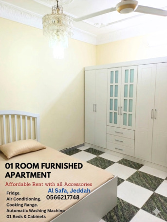 Al Safa, Apartments, Flats, Houses & Villas, SAR 2200/month,  1 BR,  One Room Studio Furnished Apartment