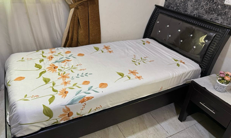 Jubail, Household Items, SAR 300,  Bed Wooden With New Mattress