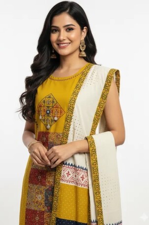 Dwarka, Clothing & Accessories, INR 1999,  Mustard Yellow Celebration Suit &ndash; Buy Now For A Bright Traditional Finish At ₹1999