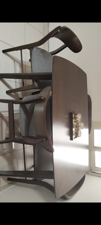 Riffa, Furniture, BHD 45,  Dining Table & Chairs Set &ndash; Good Condtion   For Sale  Price : 45 BHD