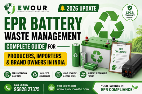 Noida, Recycling, Battery EPR Registration &ndash; Complete Compliance Support For Businesses