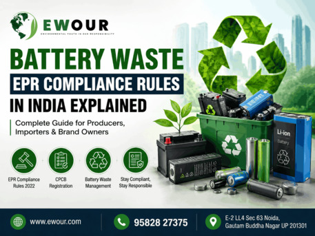 Noida, Recycling, Battery EPR Registration &ndash; Complete Compliance Support For Businesses