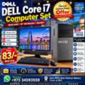 BHD 83,  Special Offer DELL Core I7 Computer Set With 19